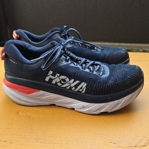 Womens's HOKA One One. Navy/orange. 8.5